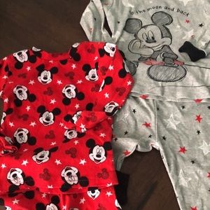 Mickey Mouse 2T PJs (Fits like 18month)